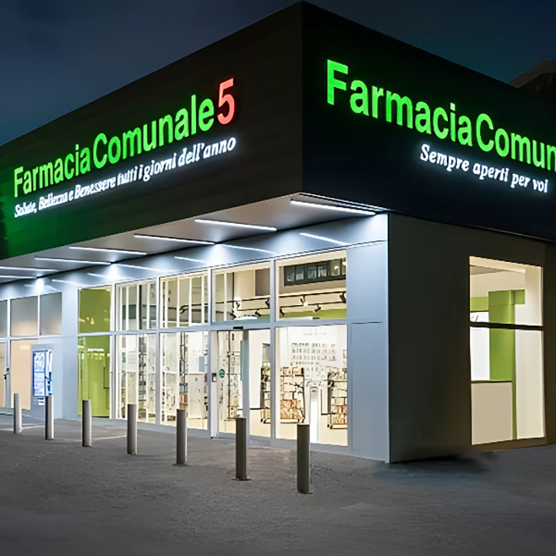 EZD Factory Custom Led Illuminated Channel Letter 3d Signage Pharmacy Drugshop Store Front Sign