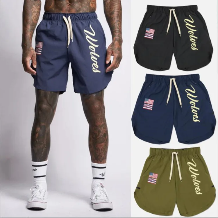 
Hot sale fitness sports trend leisure outdoor breathable men beach shorts for men 