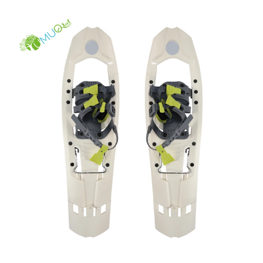 YumuQ Snowshoes Plastic Lightweight Winter Snow Shoes, Plastic Deck Foam Padded for Men Women and Kids Hiking