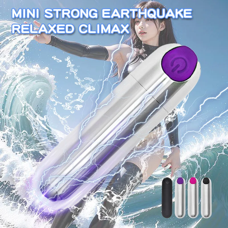 10 Speeds Mini Bullet Vibrator Clitoris Stimulator G-spot Orgasm Dildo Vibrator Sex Toy for Women Beginner Vaginal Anal Massage