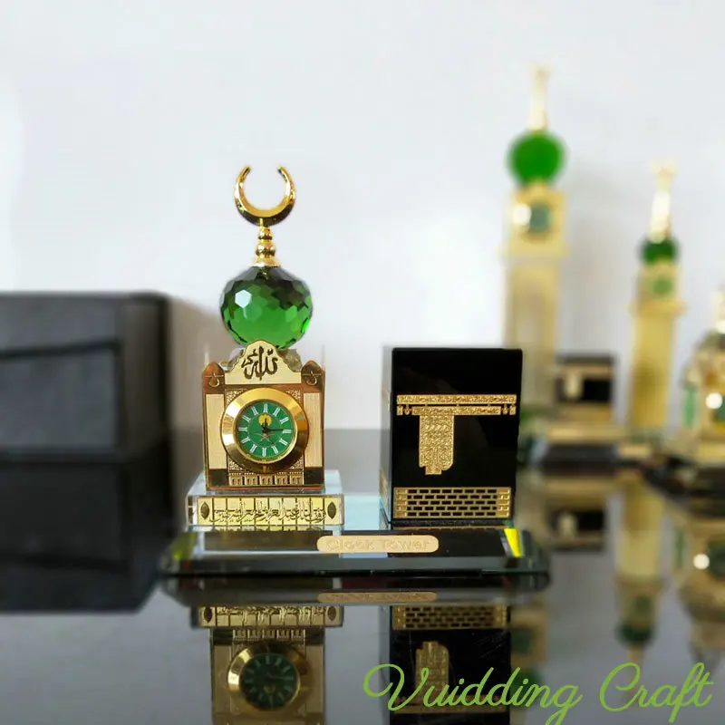 Wholesale Crystal Cut Kaaba Mecca Mosque Ramadan Islamic Gift Muslim Giveaways
