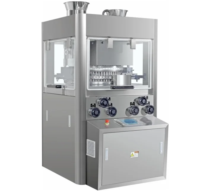 Automatic powder granule high-speed rotating tablet production equipment