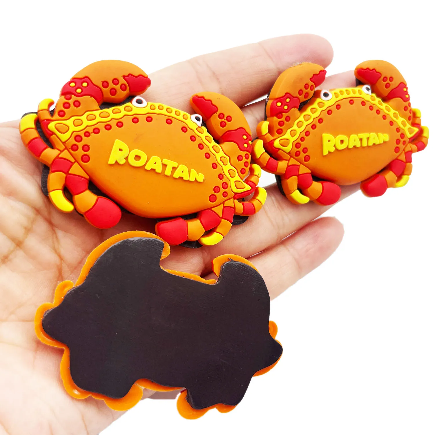 Manufacturer Custom Children Rubber Animal Magnets Crab Home Decor Fridge Magnet
