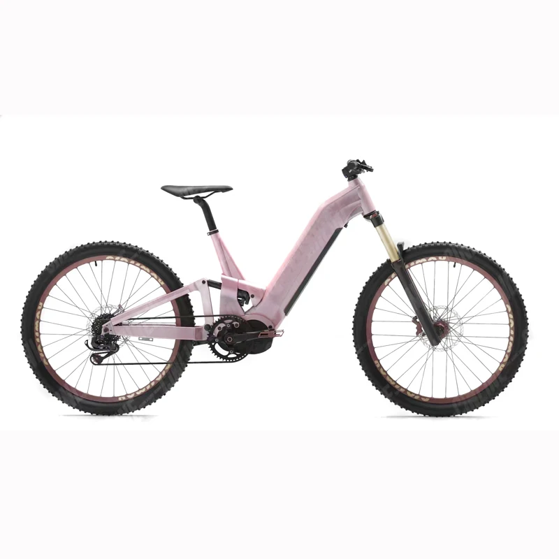 OEM / ODM 48V 1000W mid drive Bafang G510 20Ah battery adults full suspension fat tire electric mountain bike emtb e bicycle