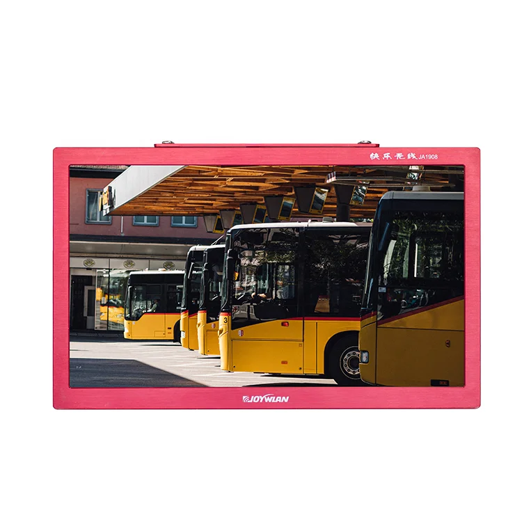 Bus car android 24 inch tv flip down display  roof mounted for car