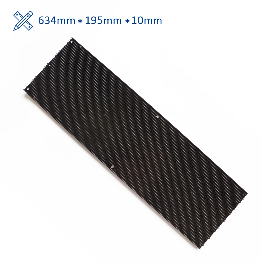 Kingbrite предварительно Просверленный светодиодный радиатор платы 634*195*10 мм для 2 шт. платы lm301h