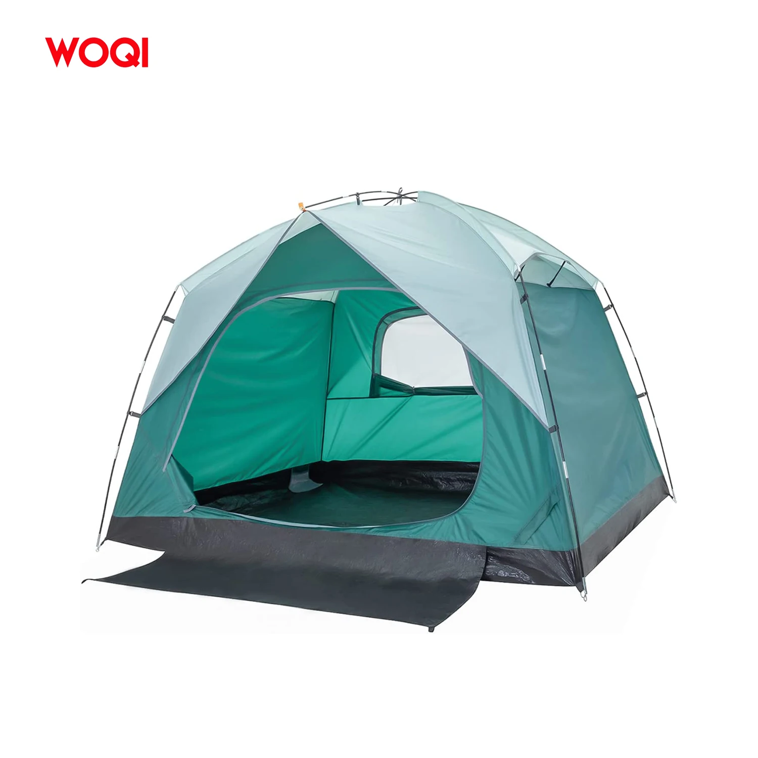 WOQI 4-person tent camping 4-person cabin tent outdoor hiking backpack camping easy to set up family tents for picnics