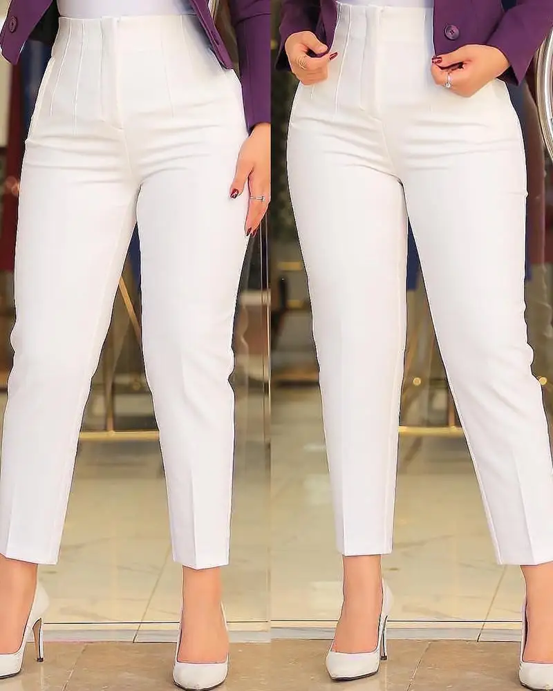 2024 Autumn New Ladies Formal Work Casual Office Ladies Pants For Women