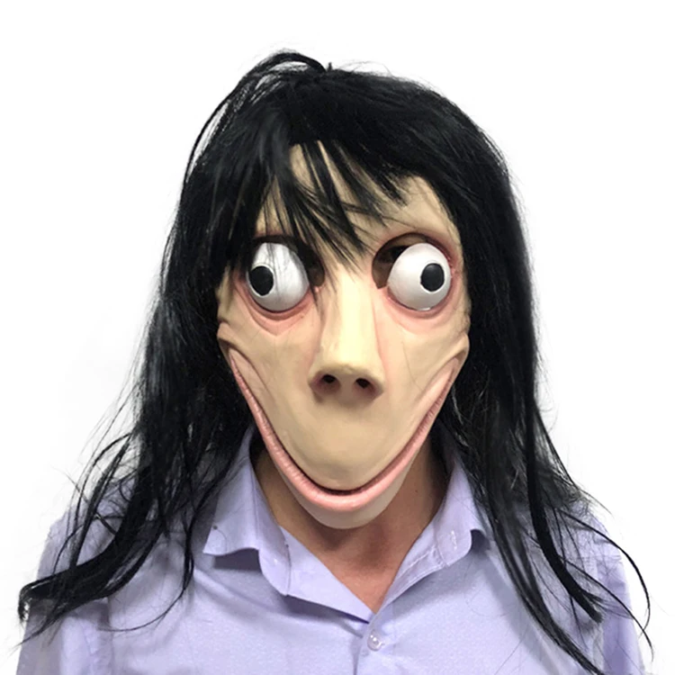 Halloween Party Creepy Scary Horror Cos Full Latex Headgear Realistic Female Latex Mask
