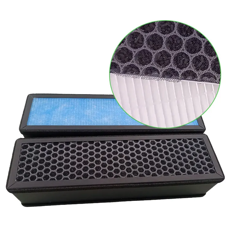 New design paper frame H13 and activated carbon composite fresh air filter
