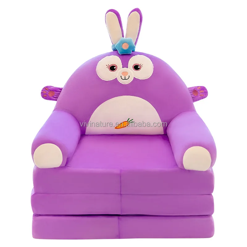 Big Size Floor Bed with Animal Style and Floor Chair
