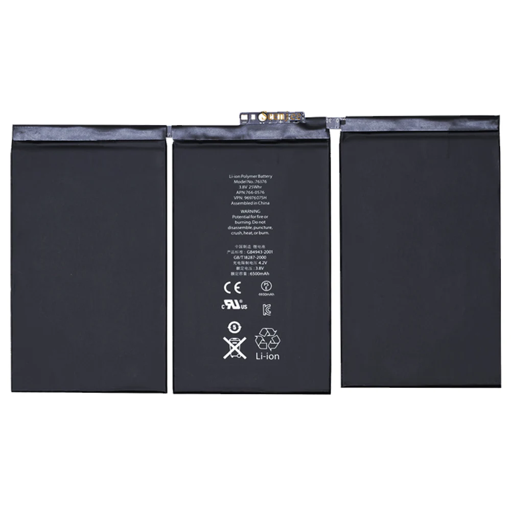 High-Performance Rechargeable Batteries Replacement Battery For iPad 2 A1376 A1395 A1396 A1397