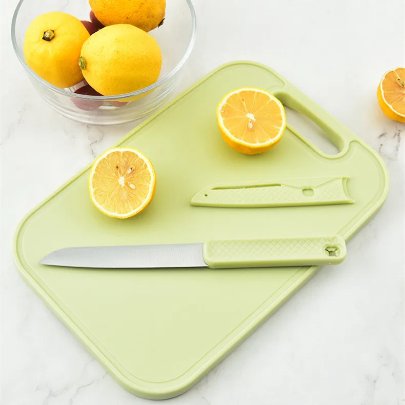 Kitchen Multifunction Vegetable Fruit Tools Plastic Foldable Collapsible Silicone Colander Chopping Cutting Board With Container