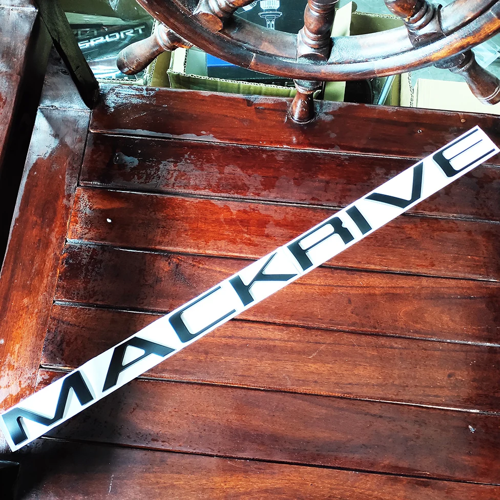 ABS 3D Matte Black Raised Tailgate insert Letters Decals For Ford MAVERICK 2022 2023 tailgate inserts