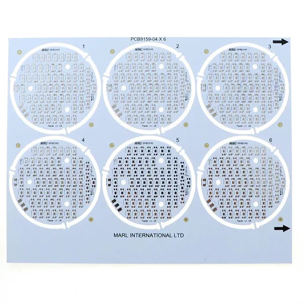 Aluminum PCB Circuit Board Metal Clad PCB with Dielectric Thickness 150um