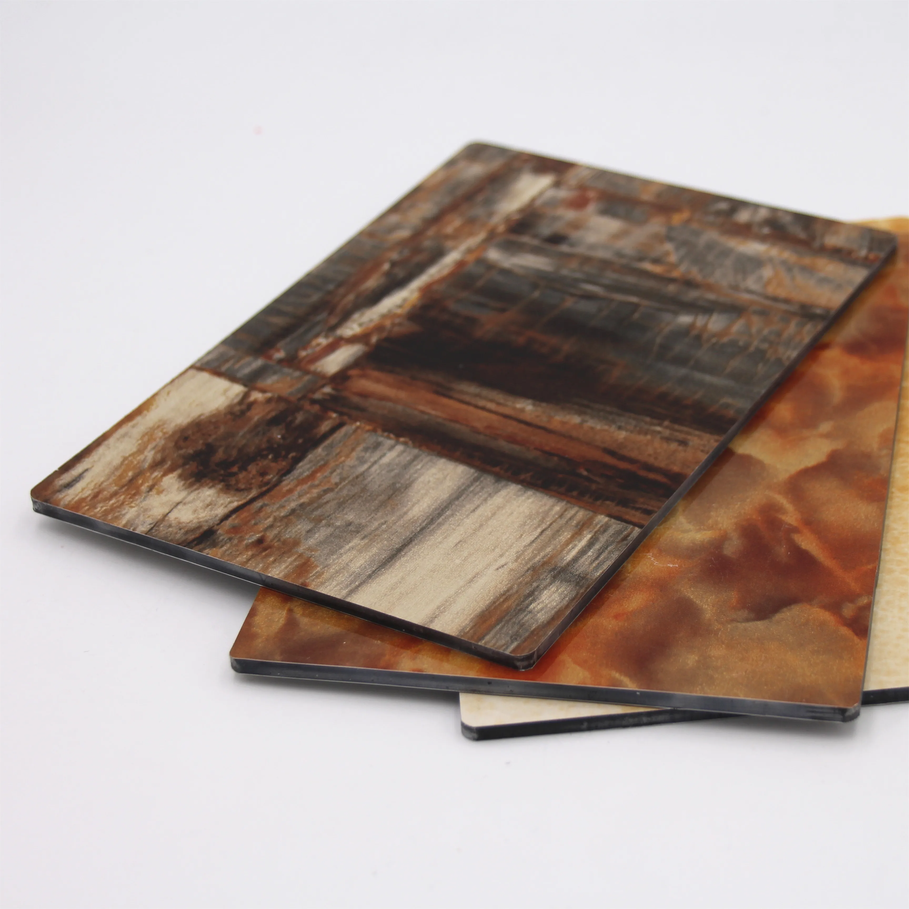 Marble Granite Stone Texture Pvdf Finish Alucobonde Aluminum Composite Panel
