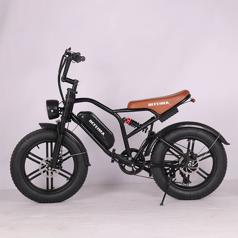 Factory Wholesale 20inch lithium cell road hybrid electric mountain bike adult 20*4.0 fat tire electric bike