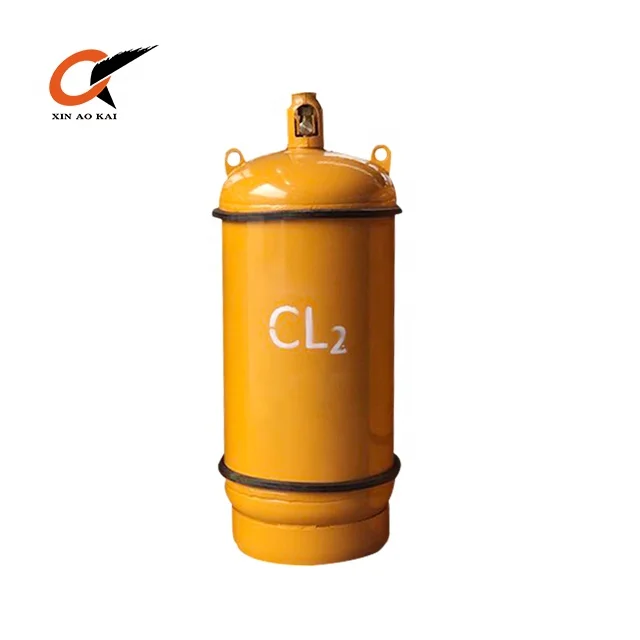 Chlorine cylinder filled with 100L chlorine