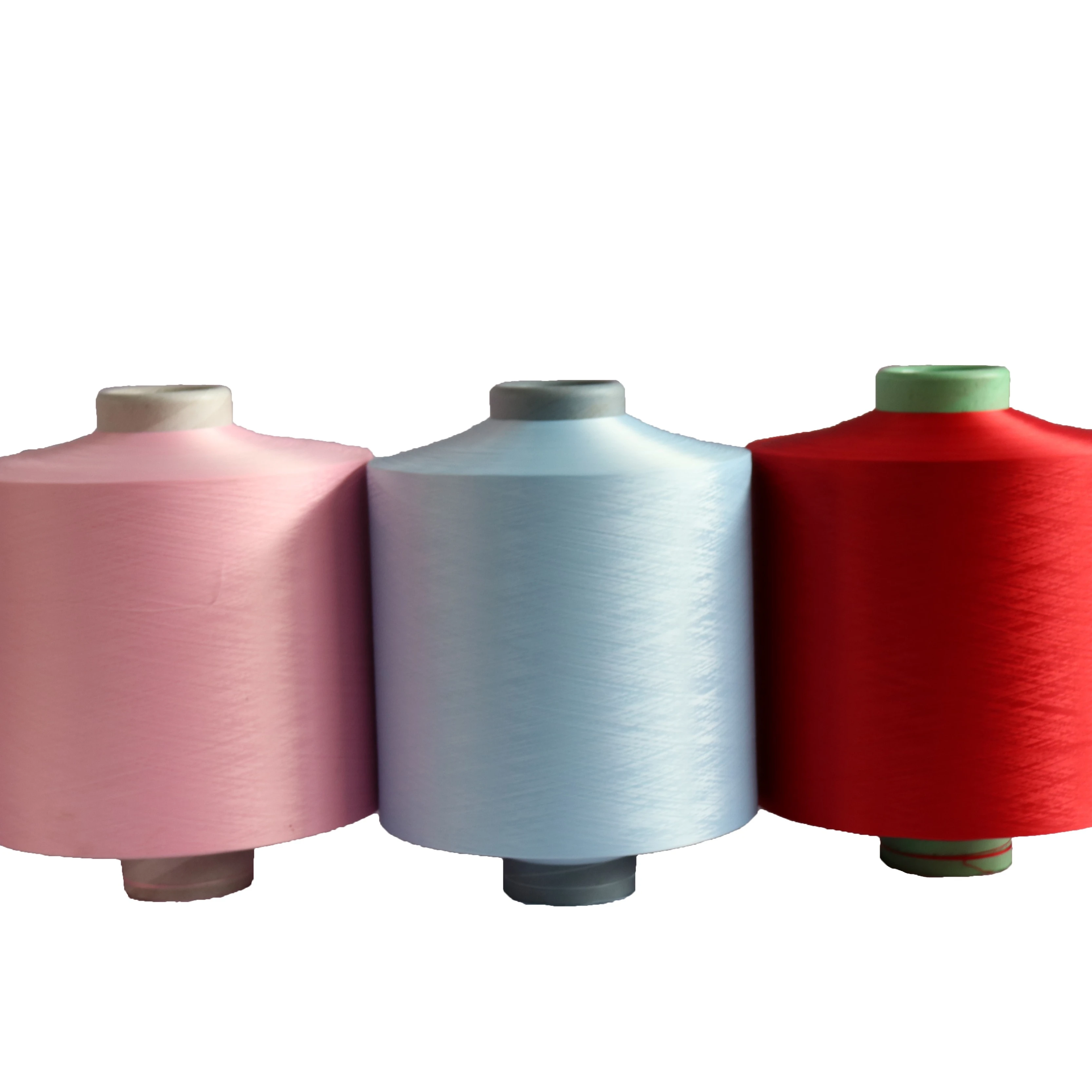 Factory supply 100%polyester steaming yarn No torque DTY with Plastic pipe