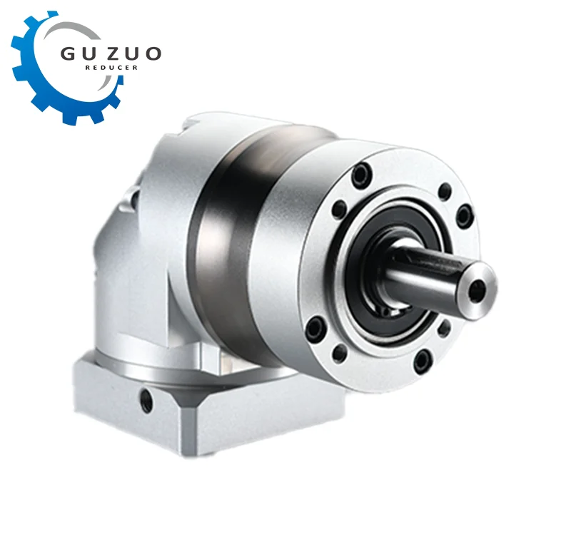 High Performance HLR060 Round Flange Output Reducing Planetary Gearbox With Double Stage Ple060 Ple090 Ple120 Ratio 1:4 1:5