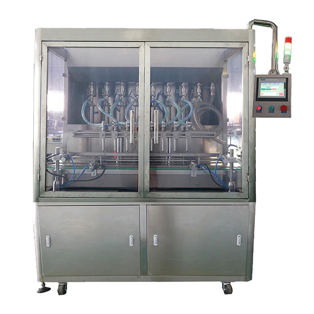 Ultra pump double line automatic bottle filling machine