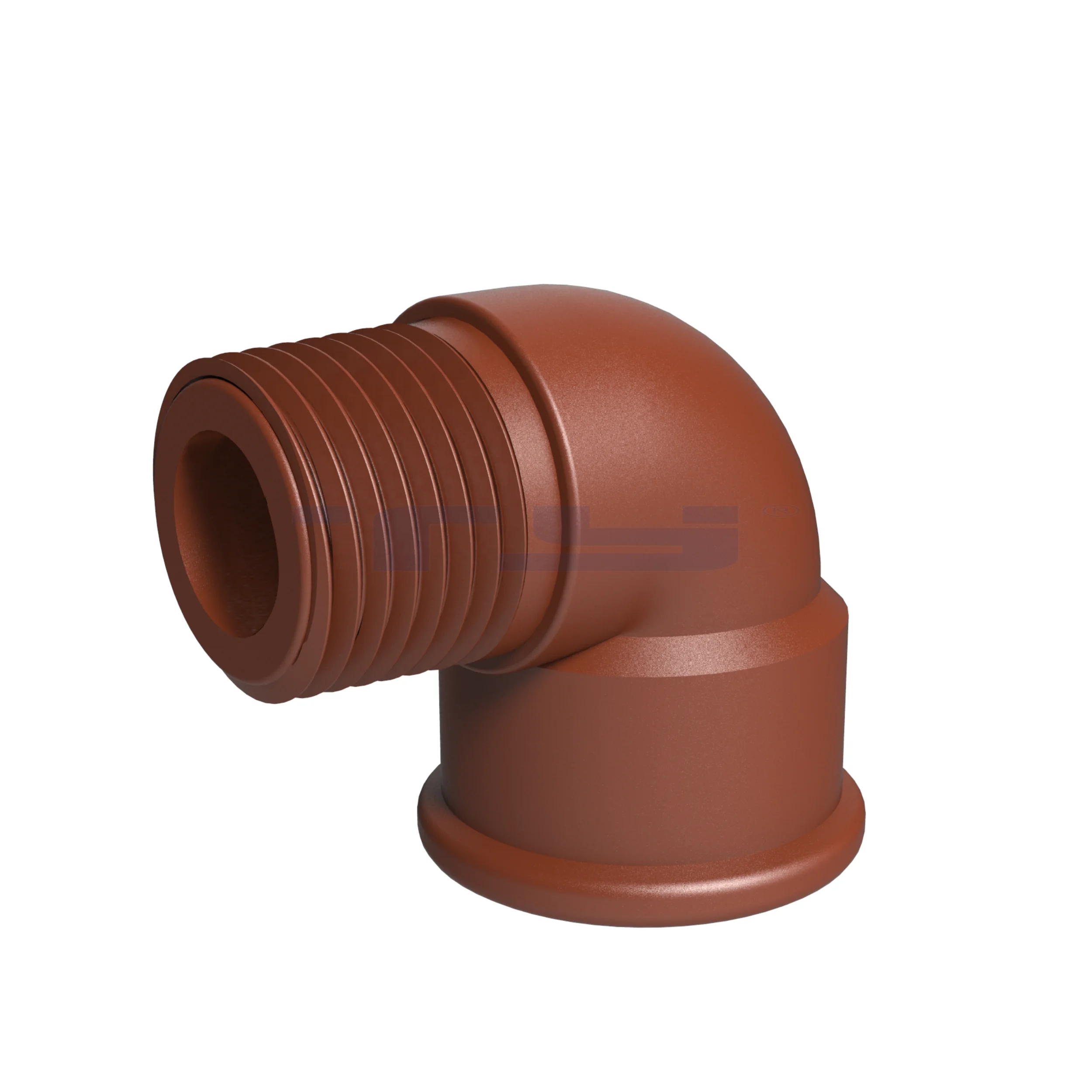 Hot Selling Manufacturer High Quality PP Threaded Pipe Fittings IRAM Standard Water Supply PPH Male Elbow 90 Degree