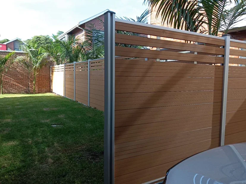 Decorative Wood Plastic Composite Fence Panels plastic wood timber composite garden wpc fencing