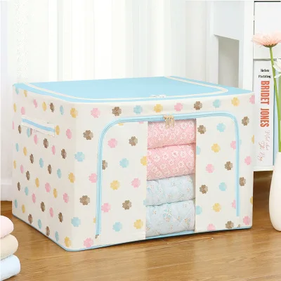 Folding Oxford Storage Box Fabric Bedding Simple Canvas Felt Clothes Collecting Bags