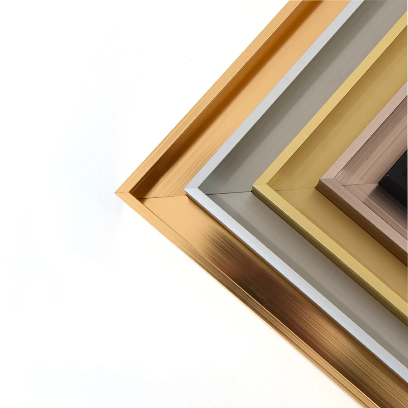 Hot sale custom multicolor aluminum extrusion profile for Photo frame advertising  frame