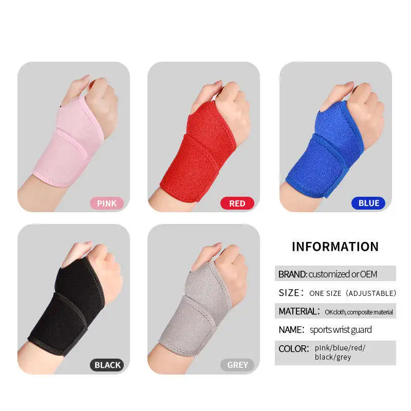 Wear-Resistant Durable Materials Gym Wrist Wraps Profession Athletic Wrist Wraps Injury Prevention Fitness Training Wrist Strap