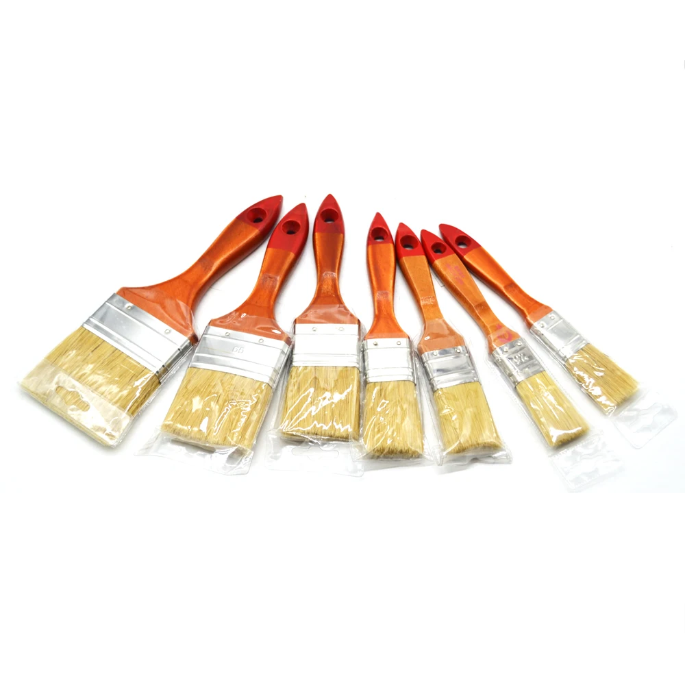 wood handle manufacturers paint brush for Asia market