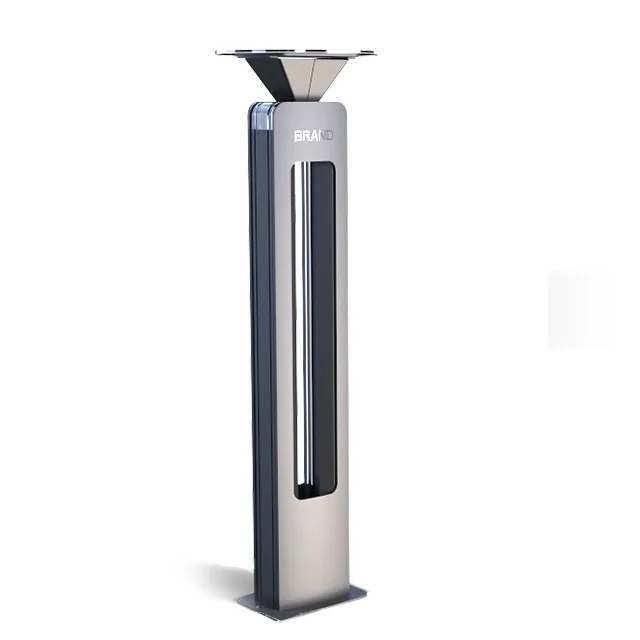Saving Energy Solar Bollard Lights Outdoor Led Garden Lights with Voice Sensor Aluminum Alloy Design Lighting