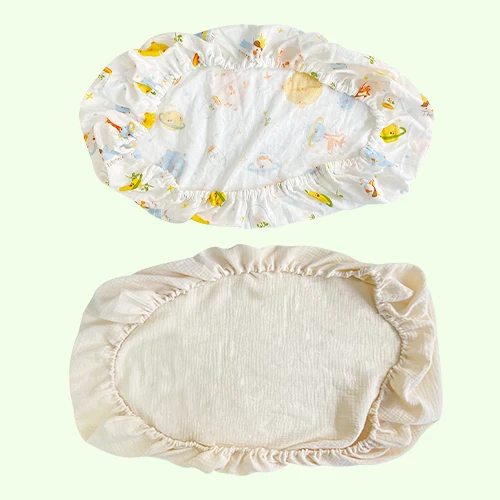 custom Organic Cotton Coverlets Bed Sheet cloth baby touch massage table changing cover diaper table cover bedspread