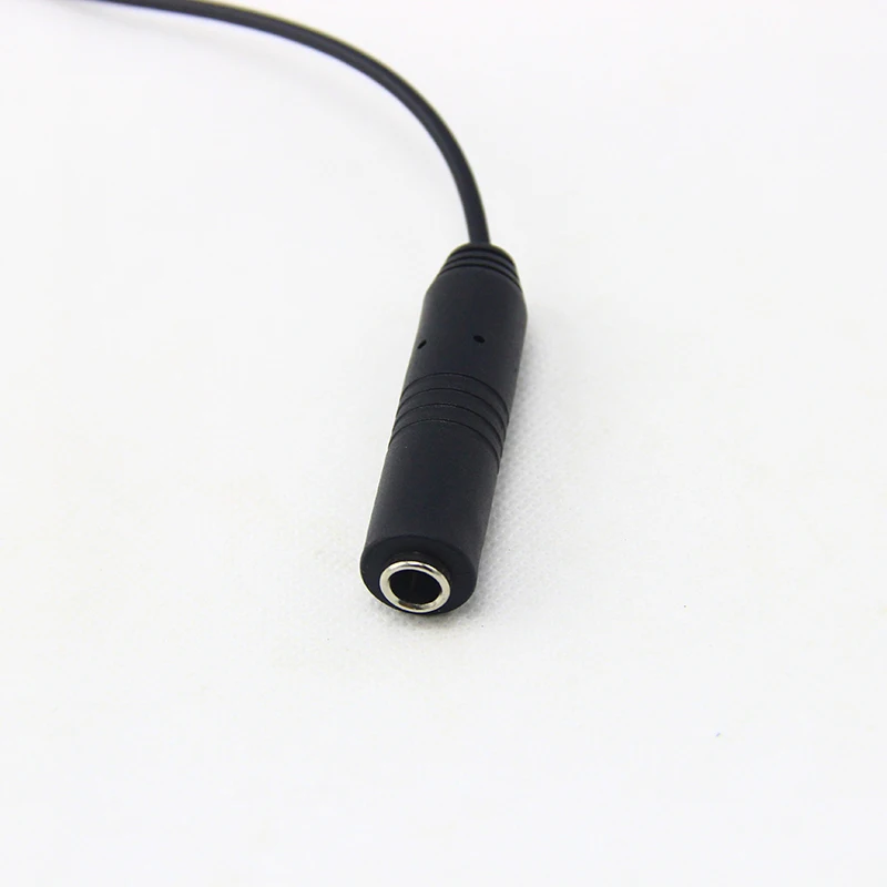 6.35 female to 3.5 male TRS plug jack  custom length TS to TRS 6.35mm female to 3.5mm male extension stereo audio cable