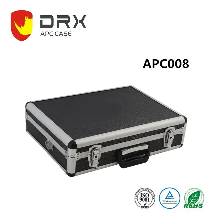 APC008 China Manufacturer Size Customization Hard Aluminum Combination Lock Tool Case Briefcase Aluminum Carrying Case