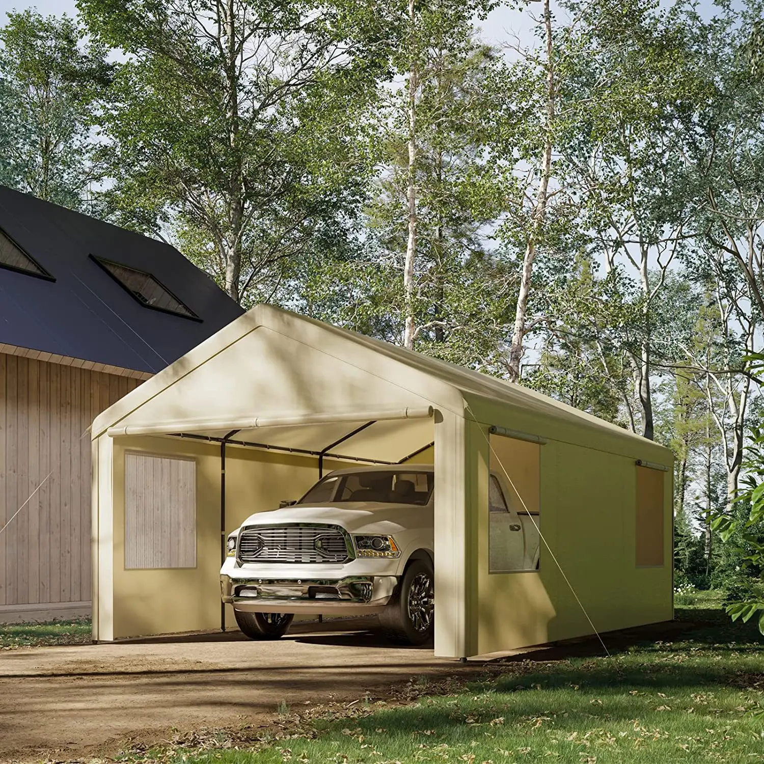 XZ OEM ODM Foldable Carport Car Shelter Folding Car Garage