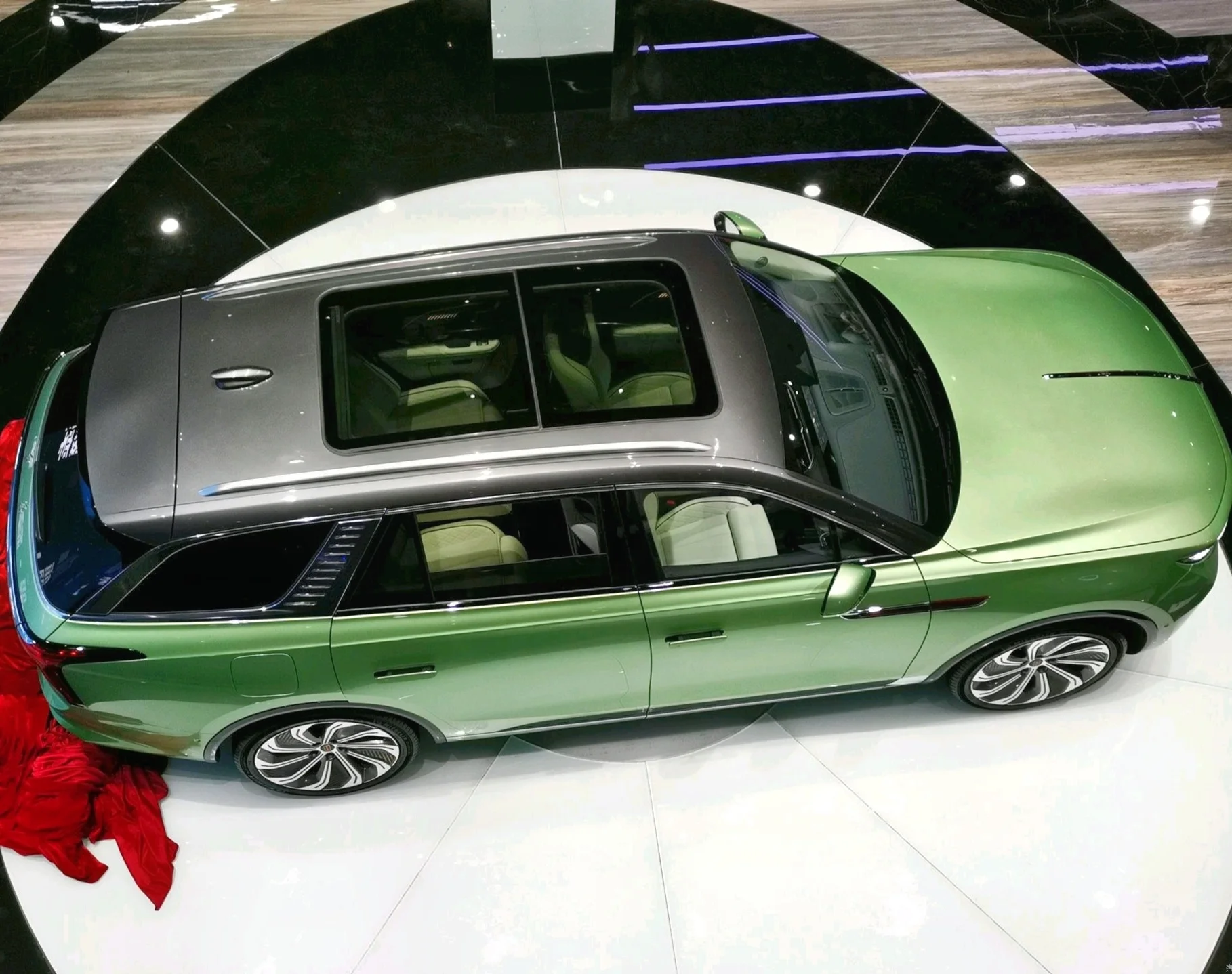 Высокое качество 2023 HONGQI бренд роскошный автомобиль новые энергетические транспортные средства EHS9 внедорожник электрический Большой Космический hongqi e-hs9 для продажи