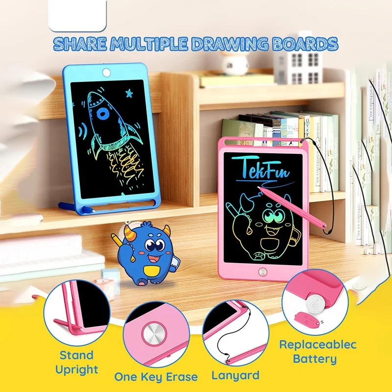 Erasable Ultra Thin Whiteboard Notebooks Memo Pads Electronic Writing Pad 8.5 10 12 Inch LCD Writing Tablet with Screen Lock