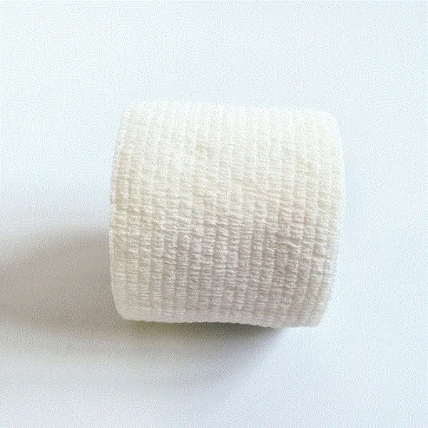 High Elasticity Protective Self Adhesive Compression Skin Color Tubular Bandage kinesiology mask sport fiber silicone cross band