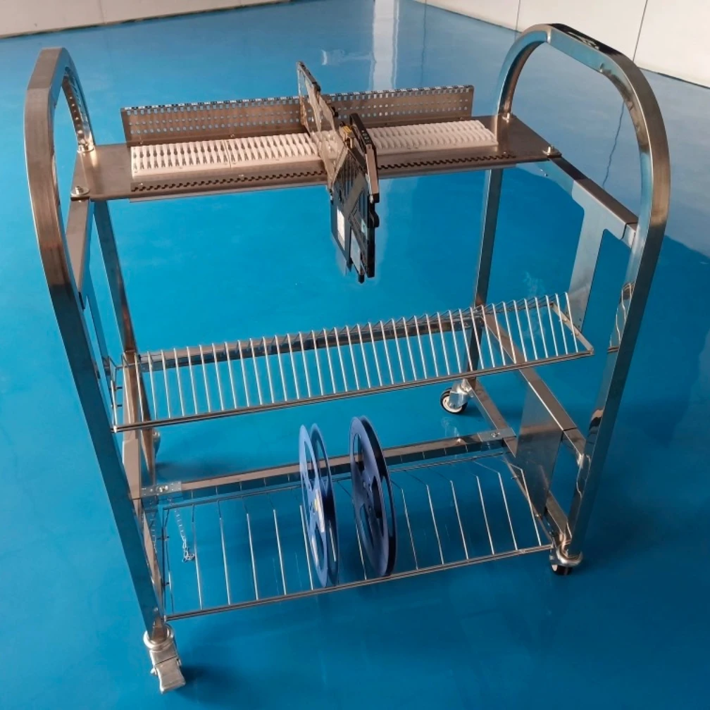 Smt Production Line juki Smt Feeder Stand Smt Feeder Trolley for JUKI Feeder Rack