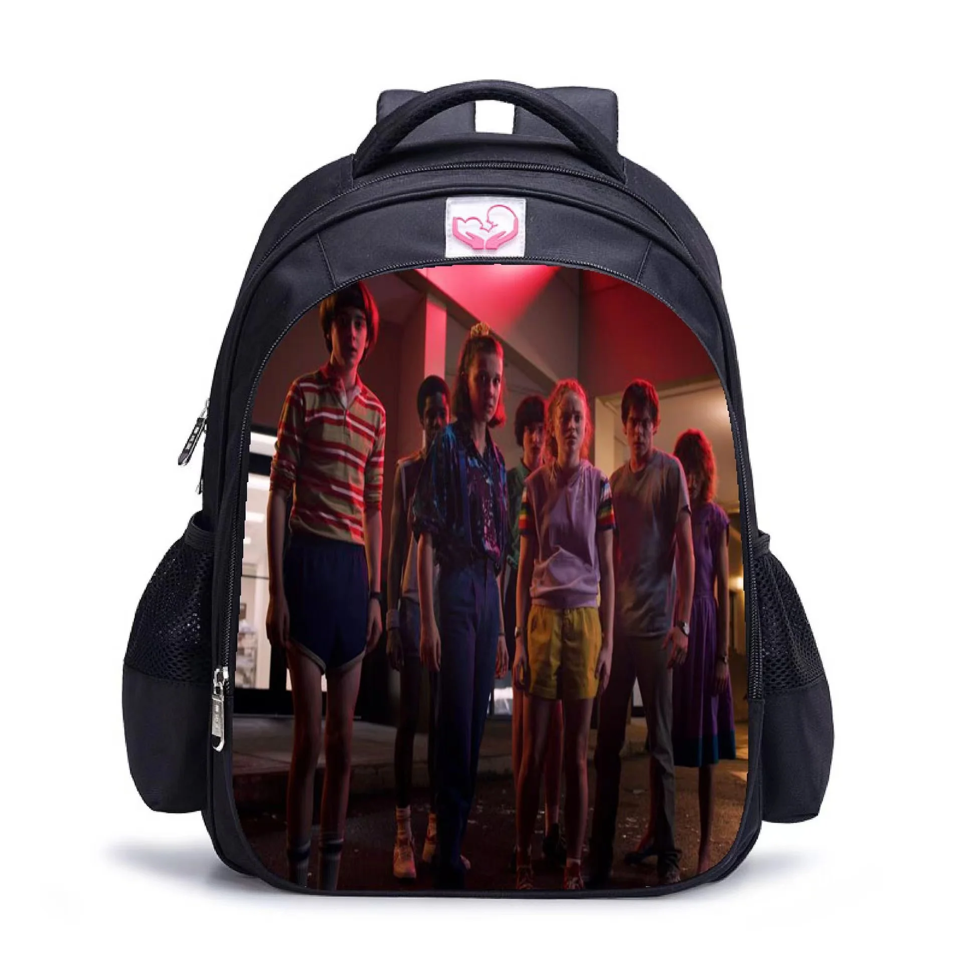 Wholesale Teen School Backpack Waterproof Oxford Durable Black Student Back
