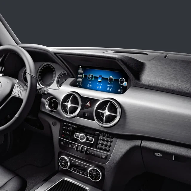 Автомобильный GPS-навигатор 10 25 дюйма 4G 64 ГБ для Mercedes Benz GLK Class X204 с поддержкой carplay