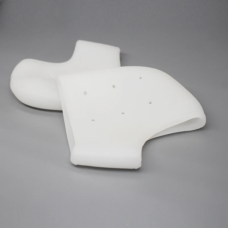 Breathable silicone gel heel cups protector for Cracked heel treatment Moisturizing heel sock Protector