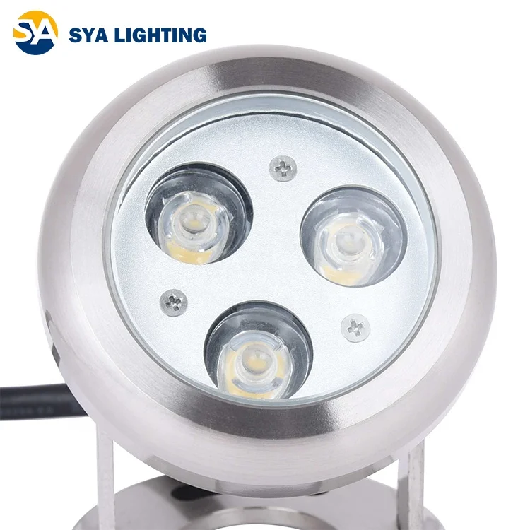 SYA-405 Landscape exterior waterproof spa pool RGB underwater lamp IP68 LED rgb fountain underwater light