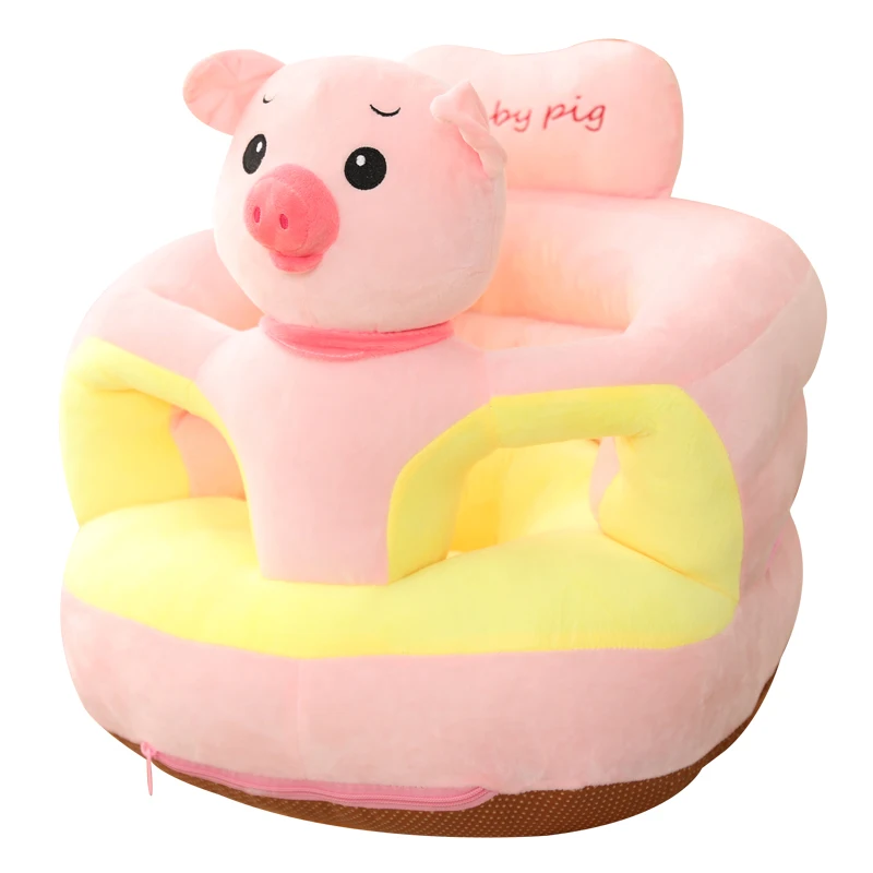 Infant Safety Seat Soft Stuffed Animal Baby Sofa Plush Baby Cushion Feeding Chair Learning To Sit Kids Back Support Plush Toy