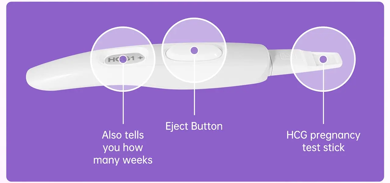 Digital Early Result Pregnancy Ovulation Test Strip Kit with Smart Weeks Indicator 2 HCG for Home Use