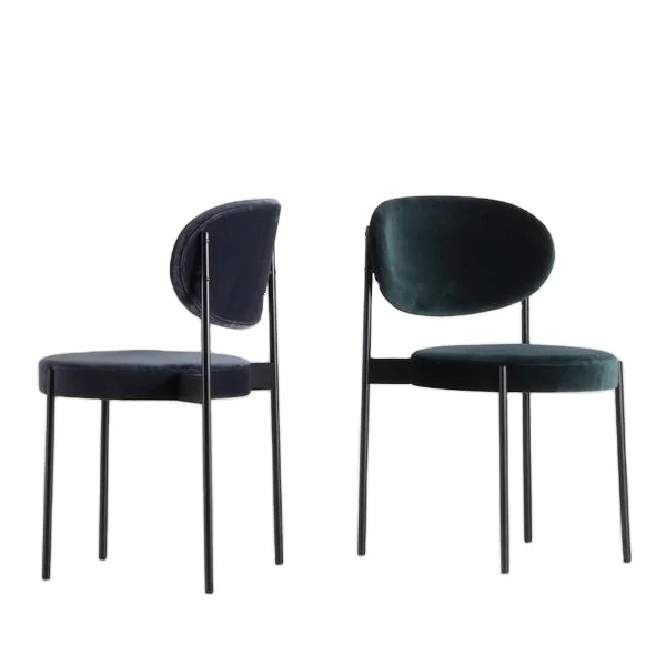 Restaurant Hotel Furniture Light Luxury Style Metal Frame Chair For Restaurant Hotel Room Dining OEM Available