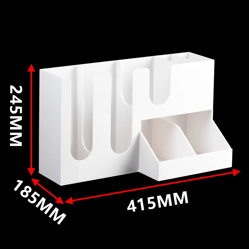 Wholesale paper cup dispenser Storage Coffee Condiment Organizer holder
