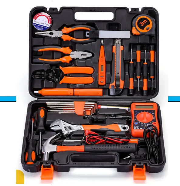 High Quality 29-Piece Electrician & Carpenter Maintenance Tool Kit with Spanner Bits & Hex Keys Customizable OEM Support