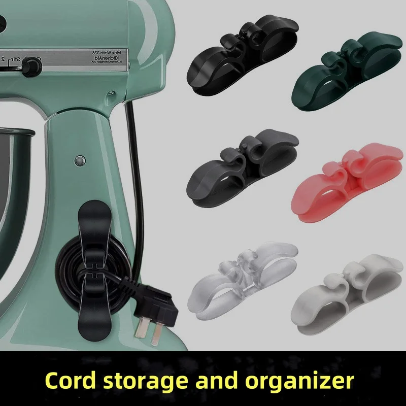 Wholesale Household cable organizer power cord holder kitchen wall plug holder charging cord storage organizer cord winder